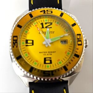 Men's Deporte Watch with Leather Band